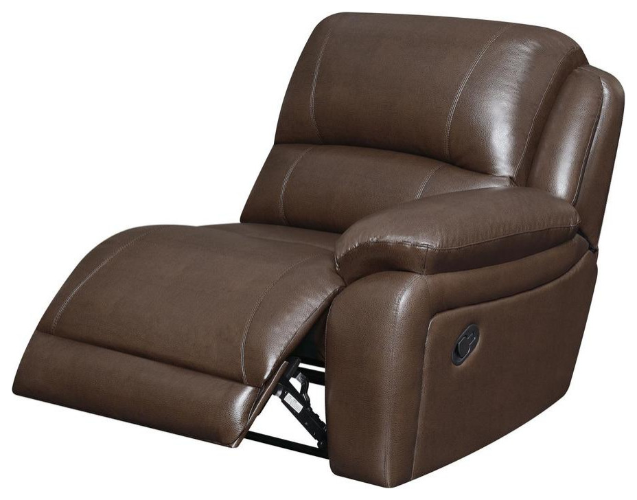 Raf Recliner  Chestnut  41.00 X 40.00 X 41.00H   Contemporary   Sofas   by BisonOffice  Houzz