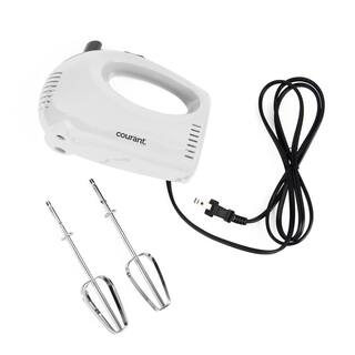 Courant 150-Watt 5-Speed Hand Mixer - White MCHM1550W974