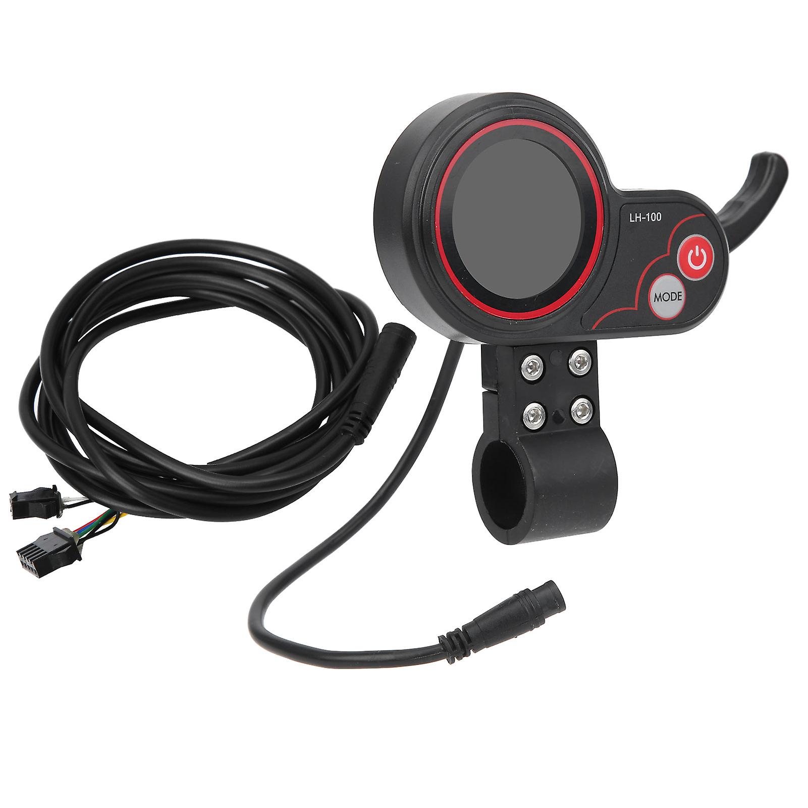 Display Thumb Throttle 2 In 1 Speedometer Manual Control Panel For Electric Bike Scooter Agreement 2 36v