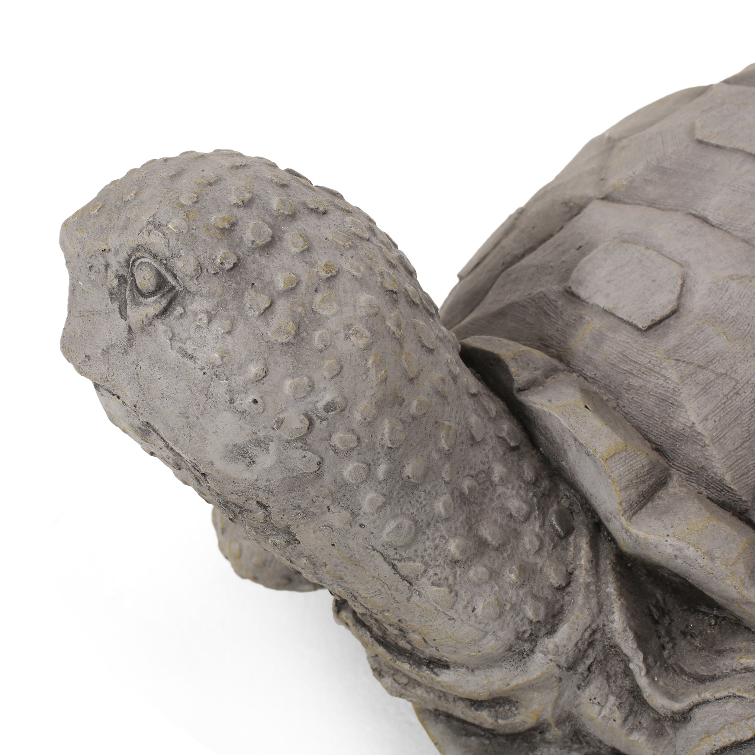 Delphos Outdoor Turtle Garden Statue, Dark Gray