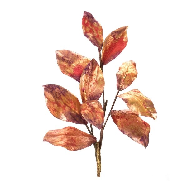 Metallic Harvest Leaf Spray (Set of 2)