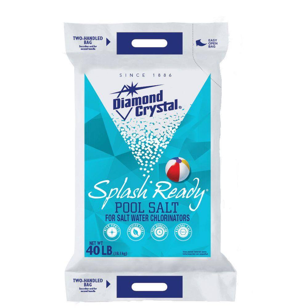 Diamond Crystal Splash Ready 40 lb. Pool Salt 110002702