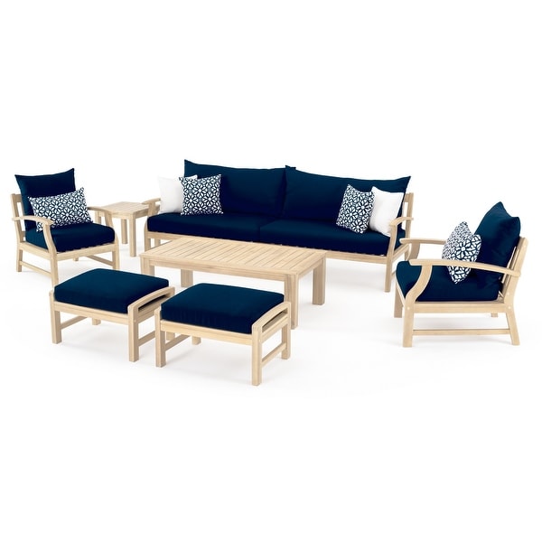 Kooper 8 Piece Sunbrella Outdoor Patio Sofa and Club Chair Set