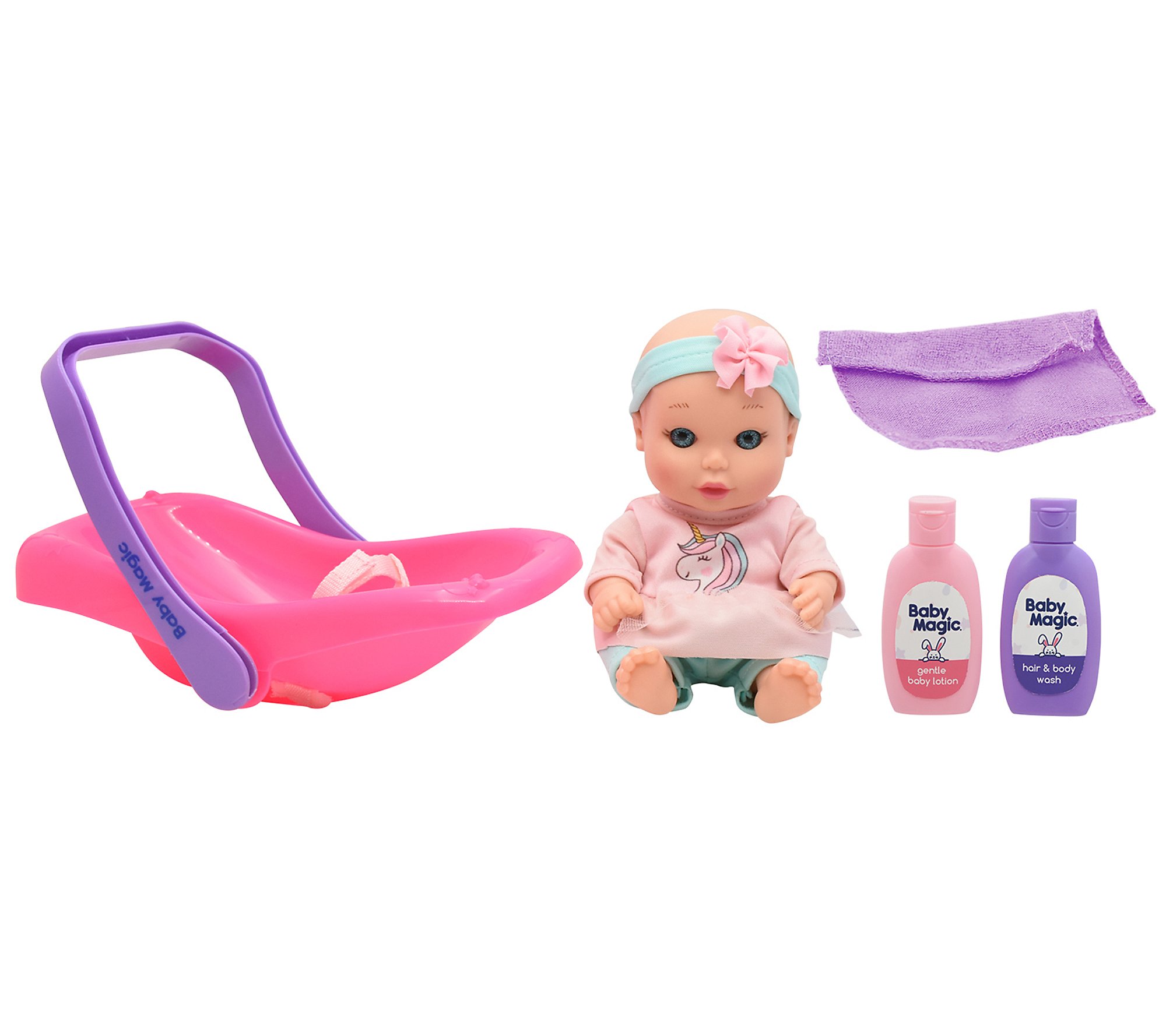 Baby Magic Tote Along Baby Bath Set w  Toy BabyDoll (Scented)