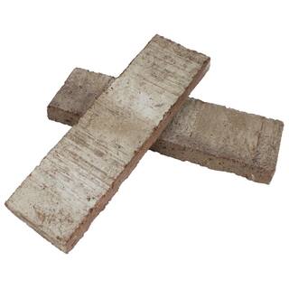Old Mill Brick 0.625 in. x 2.25 in. x 7.625 in. Vintage Oak Thin Brick Singles ( Box of 42-Bricks) TB-270015CS