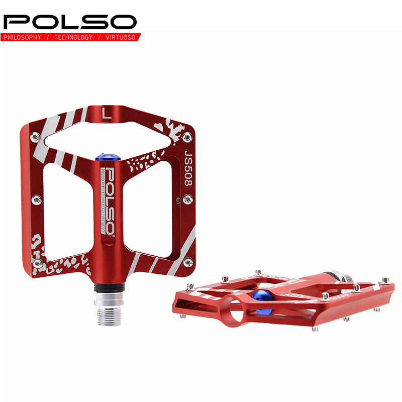 JS508 Custom Bicycle Pedals 3 Bearing Ultralight Aluminum oy Cycling Pedals Non slip Bike pedal