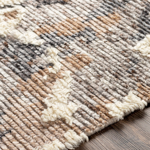 Socrates Abstract Wool Cream Rug