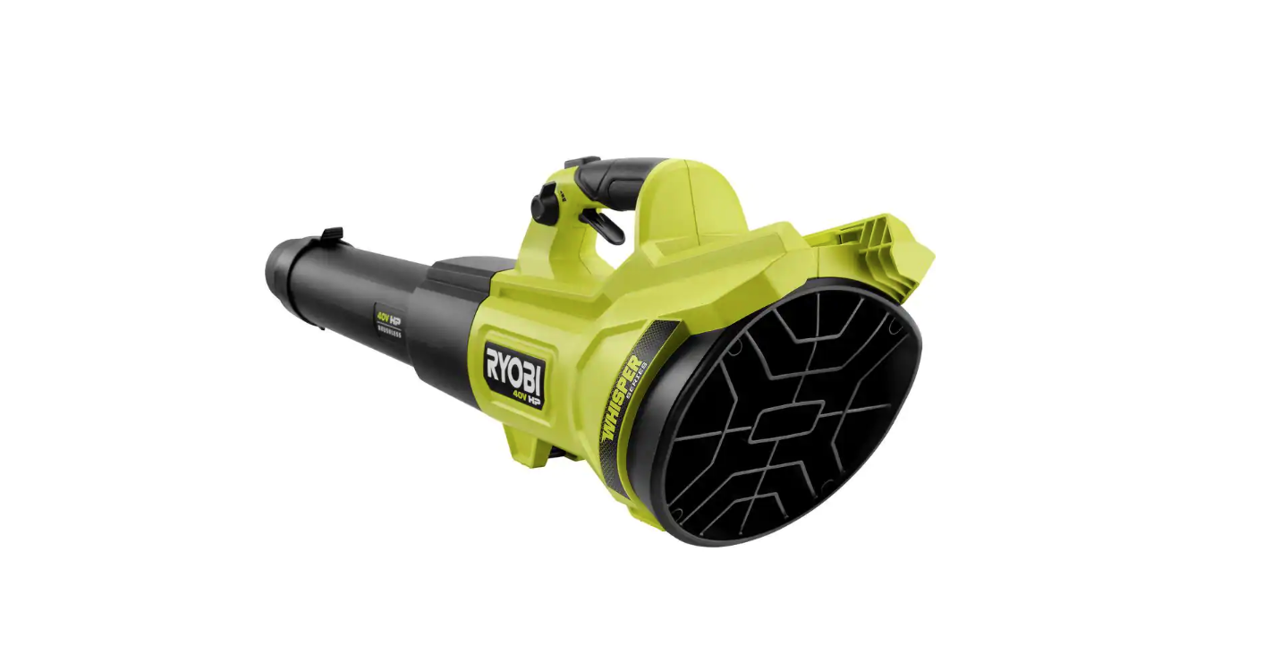 RYOBI RY404130VNM 40V HP Brushless Whisper Series 155 MPH 600 CFM Cordless Battery Leaf Blower with 4.0 Ah Battery and Charger