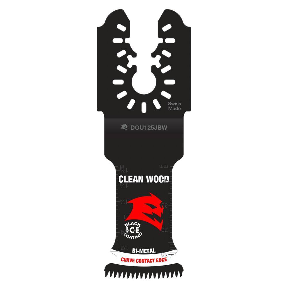 DIABLO 1‑14 in. Universal Fit Bi‑Metal Oscillating Blade for Clean Wood DOU125JBW