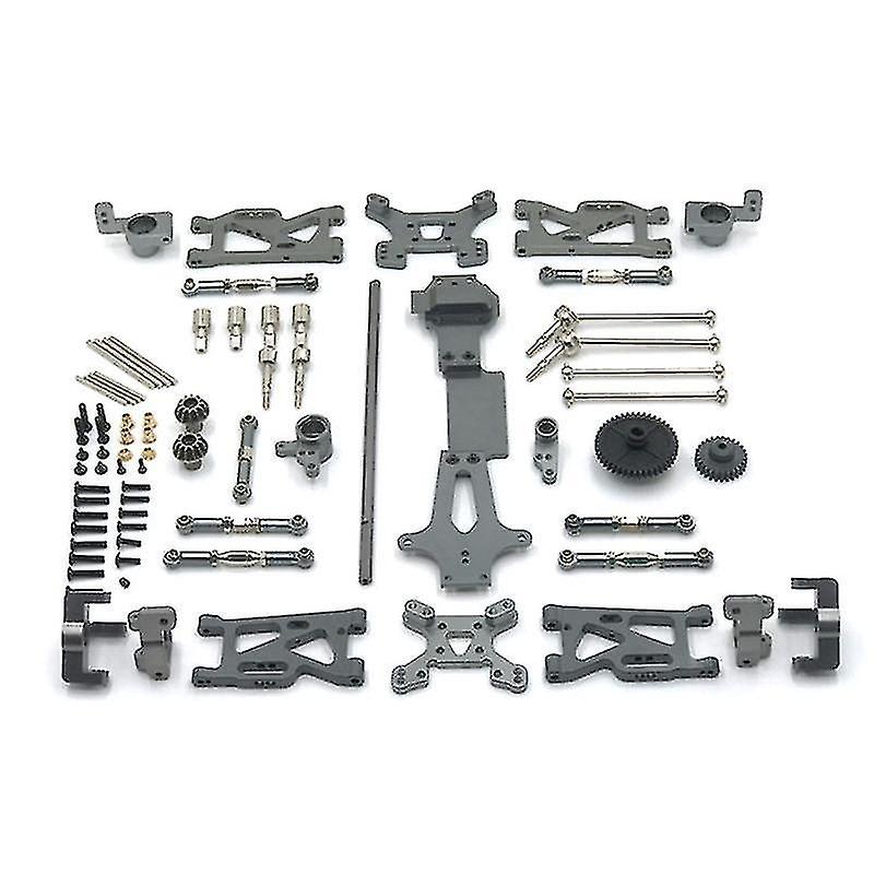 For 144001 144002 144010 1/14 Rc Car Metal Upgrade Parts Kit Drive Shaft Swing Arm Modification Acc