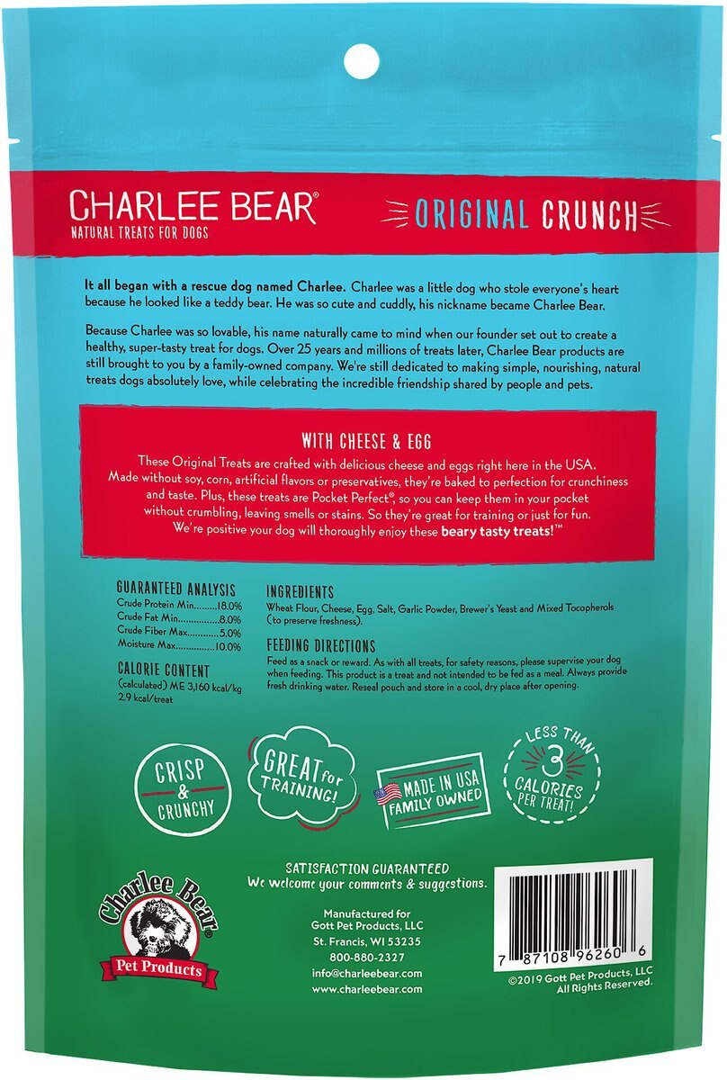 Charlee Bear Cheese and Egg Flavor Dog Treats