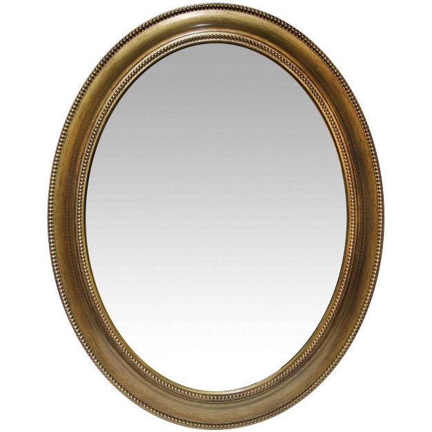 Sonore Oval Wall Mirror Antique Gold Infinity Instruments