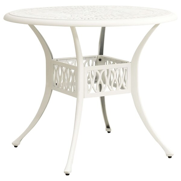 vidaXL Patio Table White 35.4