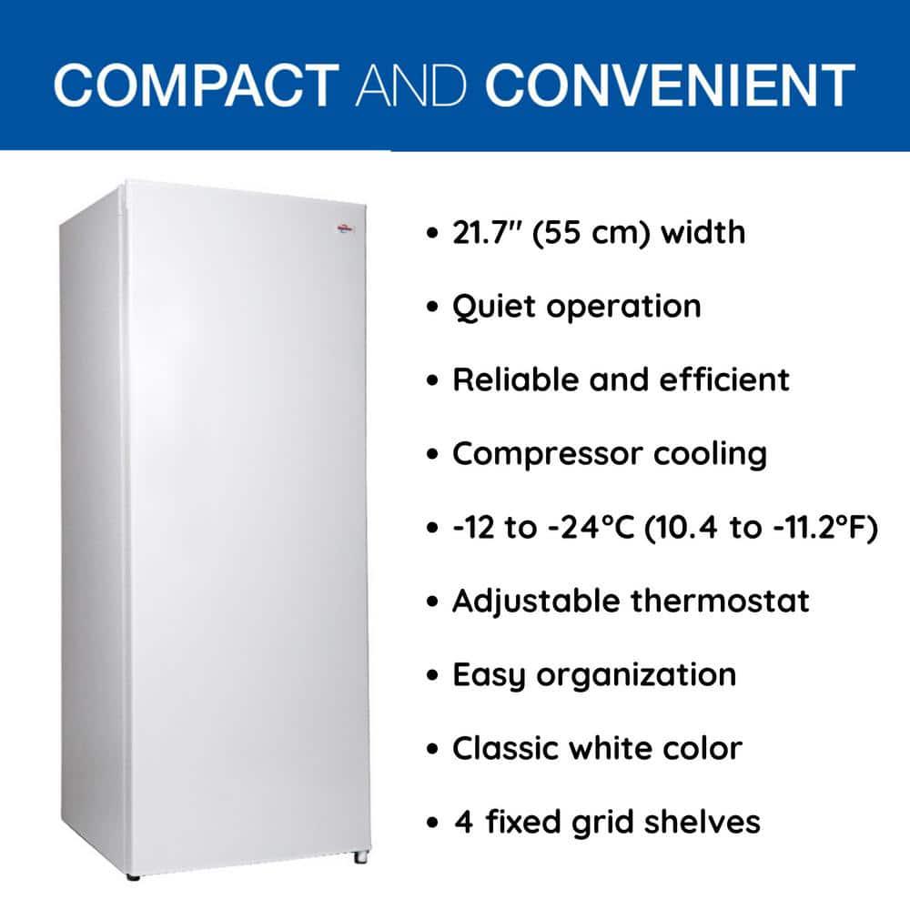 Koolatron Slim Upright Freezer 53 cu ft