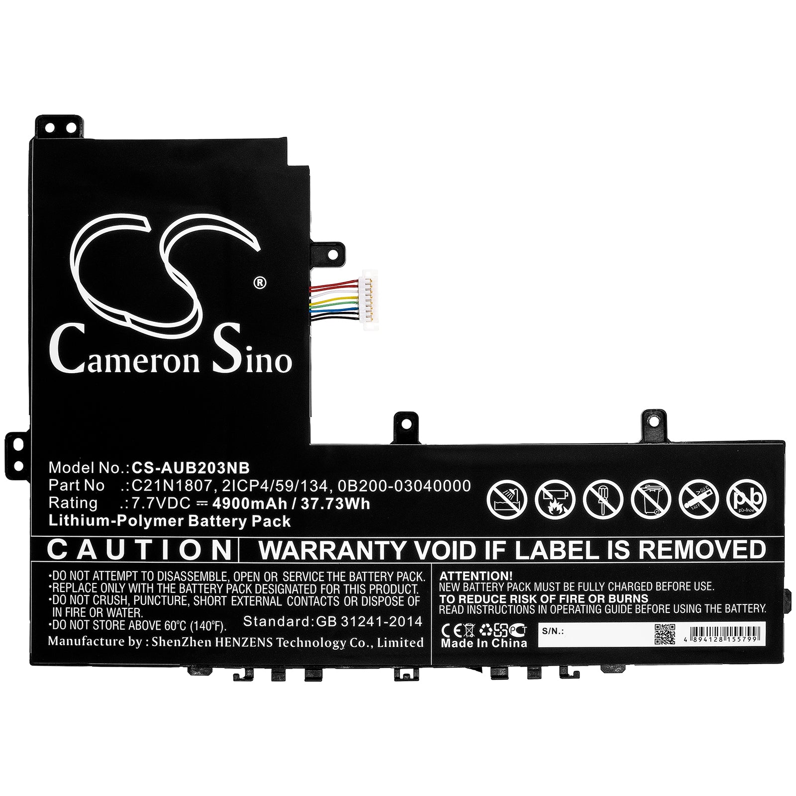 Asus C223NA C223NA1A C223NA1B ChromeBook C223NA Replacement Battery BatteryClerkcom Laptop and Notebook