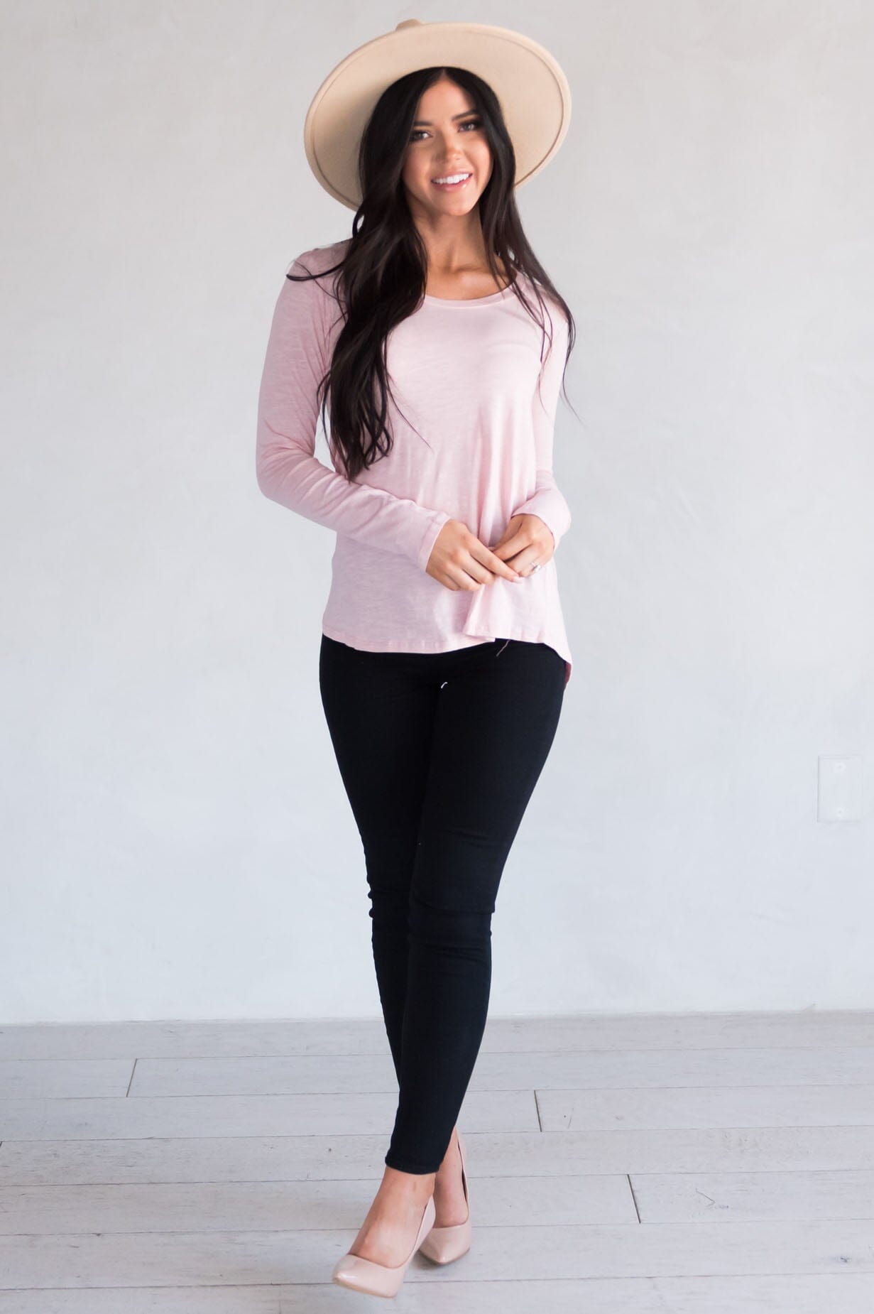 Blushing Beauty Modest Top