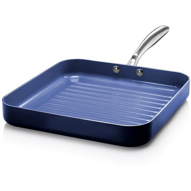 Granitestone Blue 10 5 Nonstick Square Grill Pan