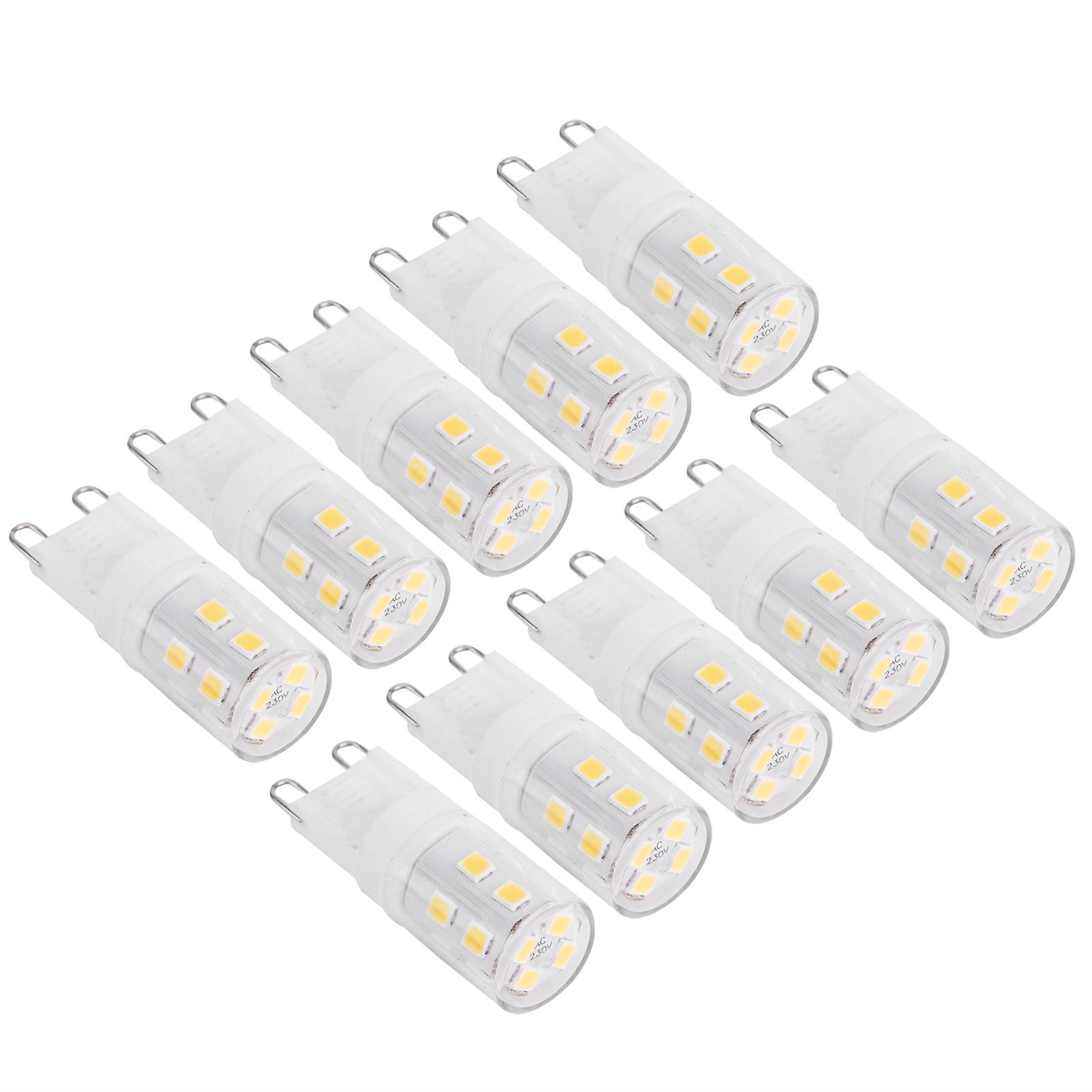 10PCS 2W G9 Ceramic Base 16LED Light Bulbs for Ceiling Wall Lamp Home Lighting 230arm Light