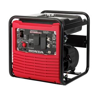 Honda 2800-Watt Recoil Start Portable Gasoline Powered Inverter Generator with Eco-Throttle and Oil Alert EG2800IAN