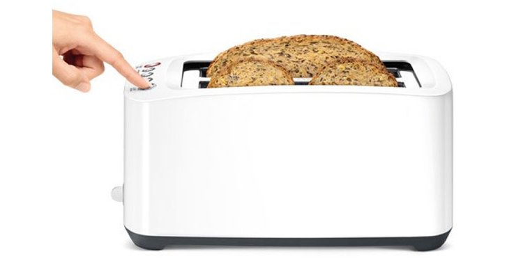 Breville Lift And Look White 4-Slice Toaster