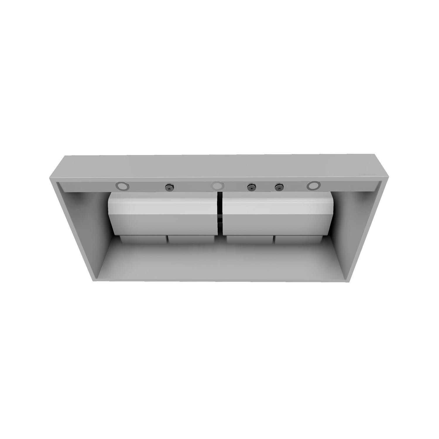 Vent-A-Hood 48-Inch 1200 CFM Professional Wall Mount Range Hood and Duct Cover for 8 ft Ceilings