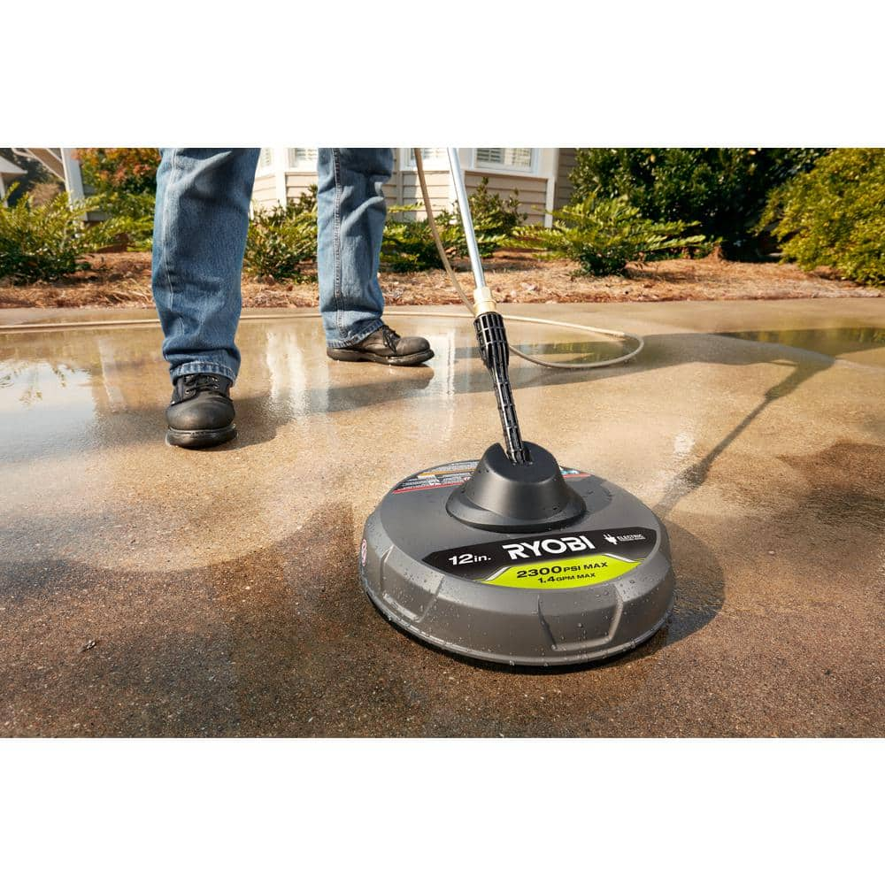 RYOBI 12 in. 2,300 PSI Electric Pressure Washers Surface Cleaner RY31012