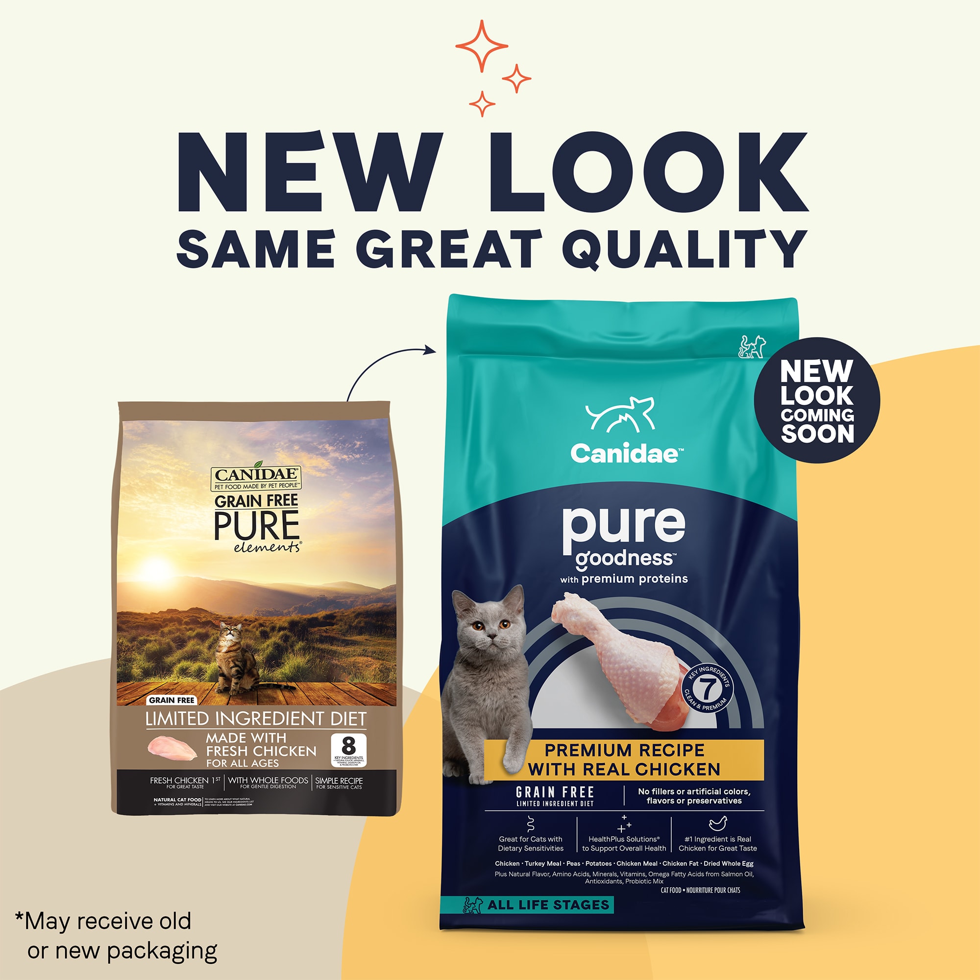 Canidae PURE Grain Free Limited Ingredient Chicken Dry Cat Food， 10 lbs.