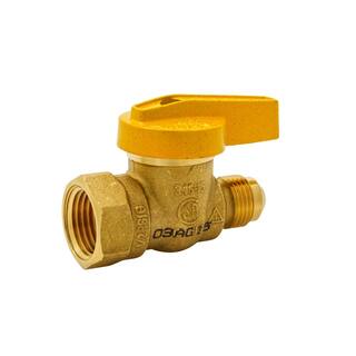 ProLine Series 38 in. x 12 in. Brass FL x FPT 1-Piece Gas Valve 114-522HN