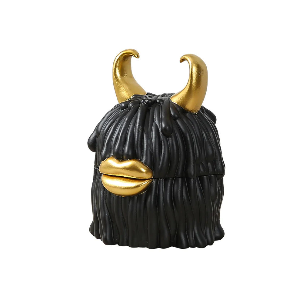 Pre Order 25 Days Delivery Black Monster Resin Jar Fc-Sz22013