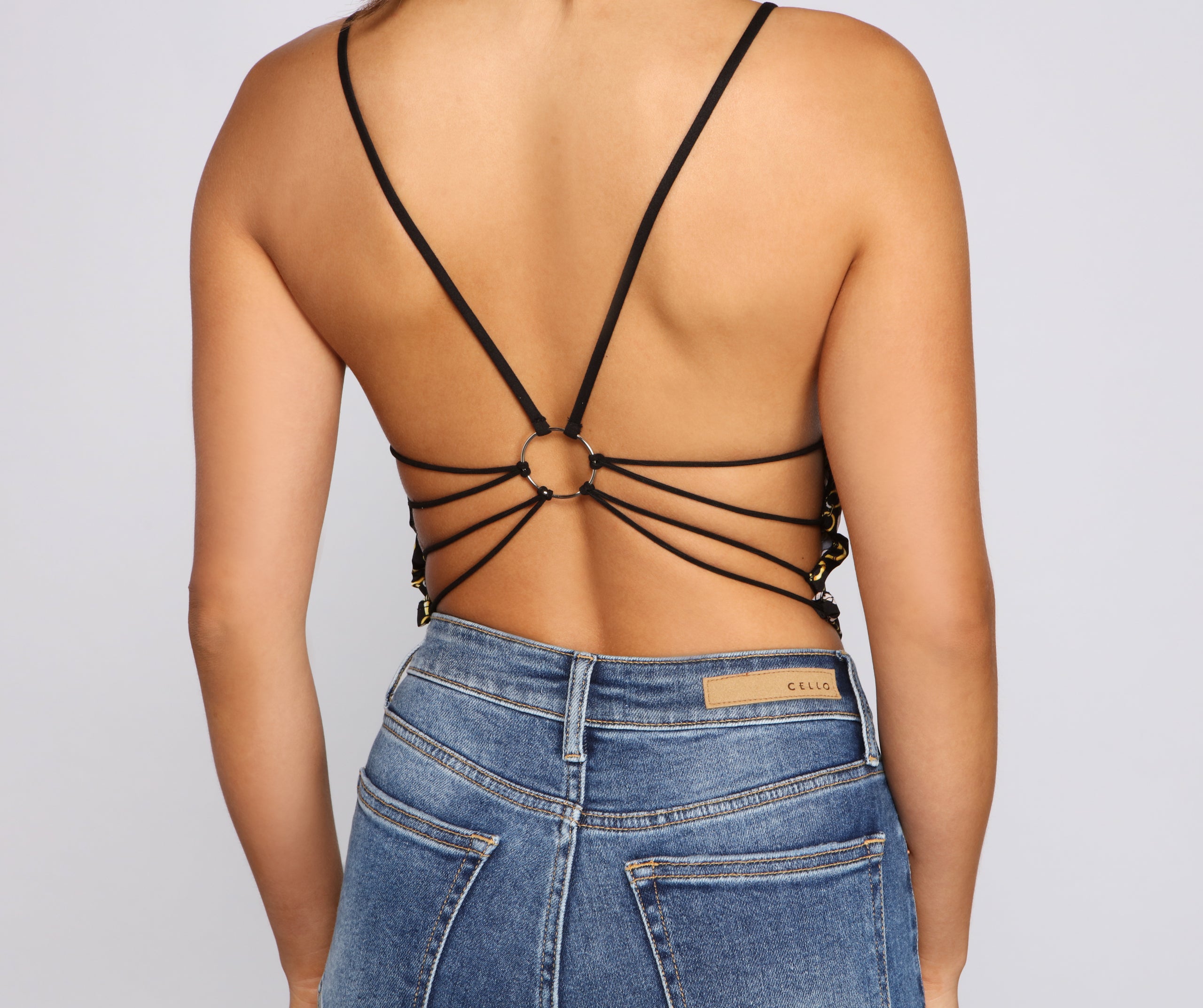 Linked to Style Chainlink Crop Top