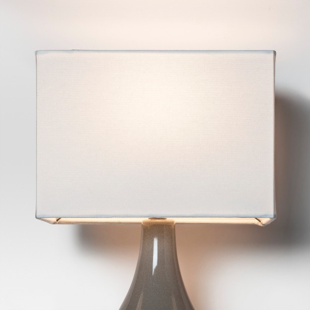 Rectangle Large Lamp Shade White