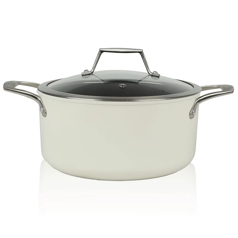 TECHEF - ValenCera - 5 Quart Ceramic Nonstick Soup Pot with Cover