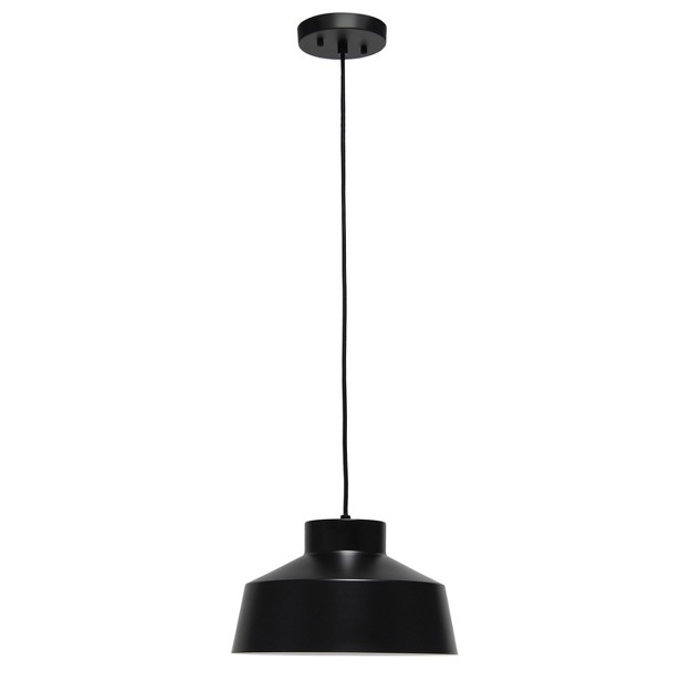 Industrial Barn Pendant Black Lalia Home