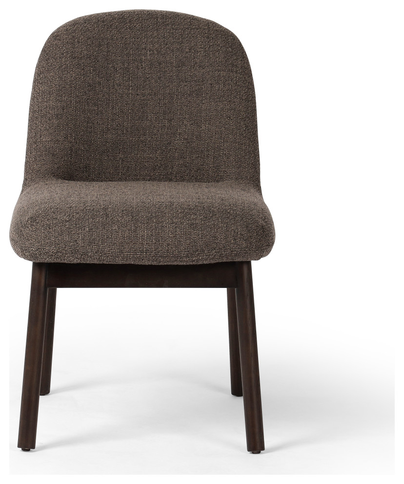 Sora Armless Dining Chair Gibson Mink   Midcentury   Dining Chairs   by Zin Home  Houzz