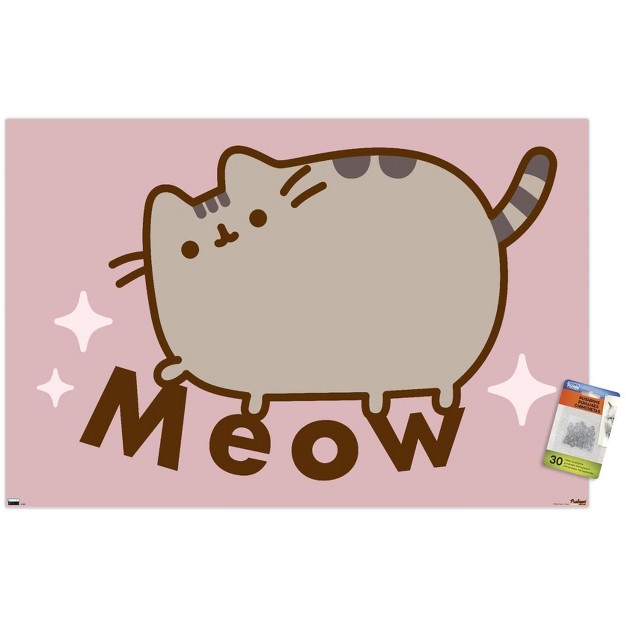 Trends International Pusheen Meow Unframed Wall Poster Prints