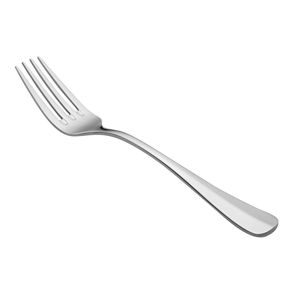 Oneida Baguette Silver 1810 Stainless Steel European Table Fork (12-Pack) T148FDIF