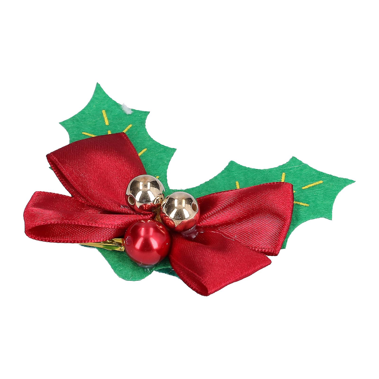 Chirstmas Bowknot Napkin Rings Xmas Bow Napkin Holders For Dinning Table Setting