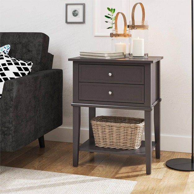 Room amp Joy Durham Accent Table With 2 Drawers