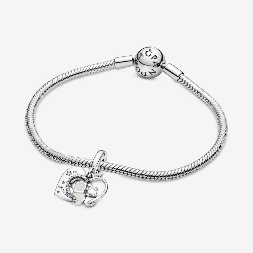 PANDORA  Cats & Hearts Dangle Charm