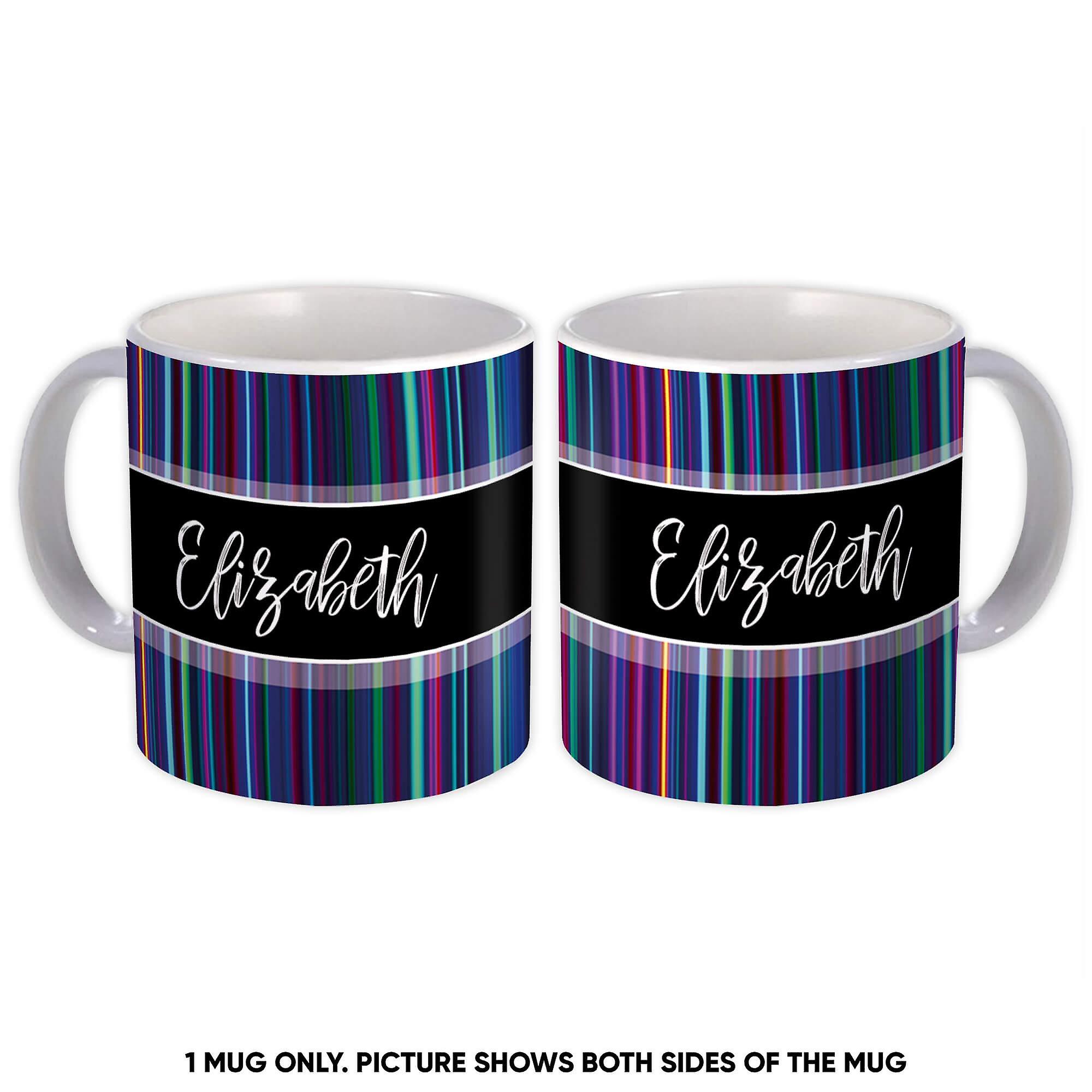 Gift Mug: Abstract Stripes Pattern Seamless