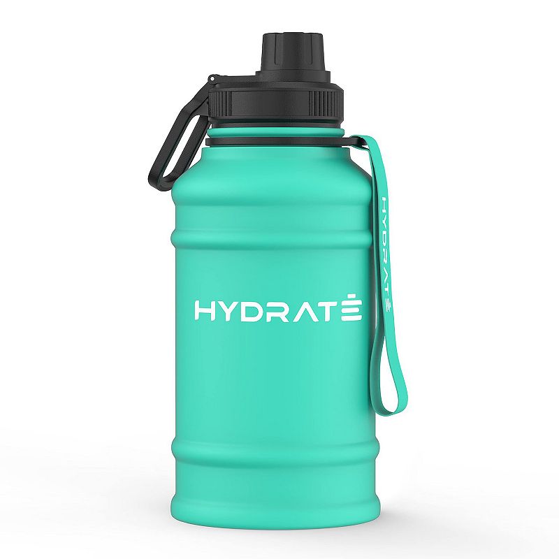 Water Bottle with Carrying Strap and Leak Proof Screw Cap for Gym， Exercise