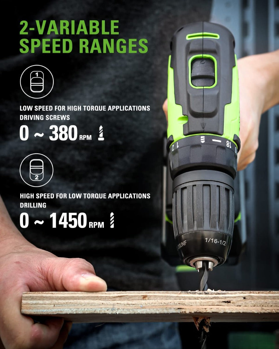 24V Brushless Drill 4PC Combo Kit  Tool Bag | Greenworks Tools