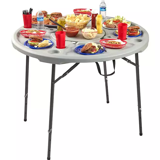 Academy Sports + Outdoors 4 ft Round Folding Cookout Table