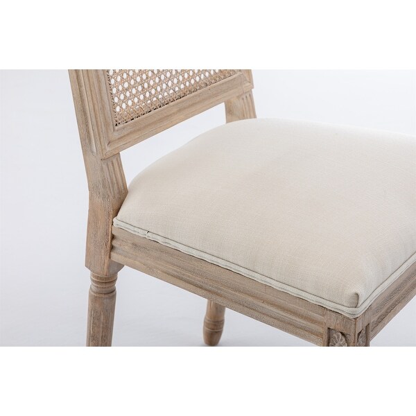 Dining Chair ，Seat of 2，Cream