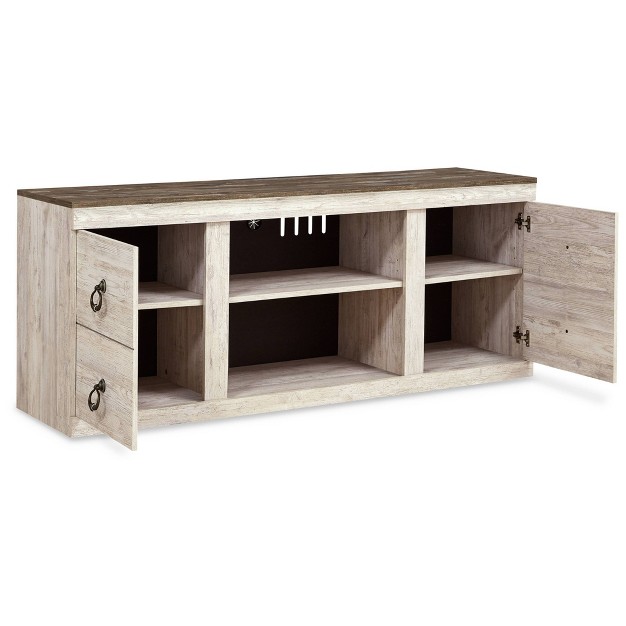 Willowton Tv Stand For Tvs Up To 65 quot White Signature Design By Ashley