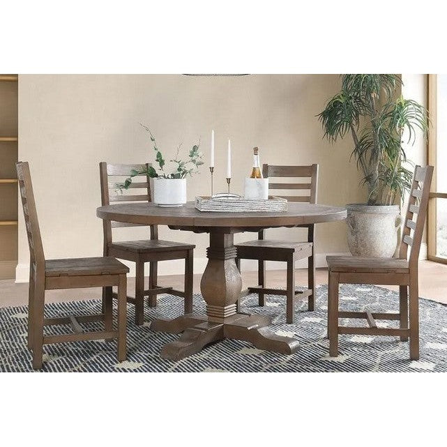 Caleb Round 55 Dining Table in Desert Gray