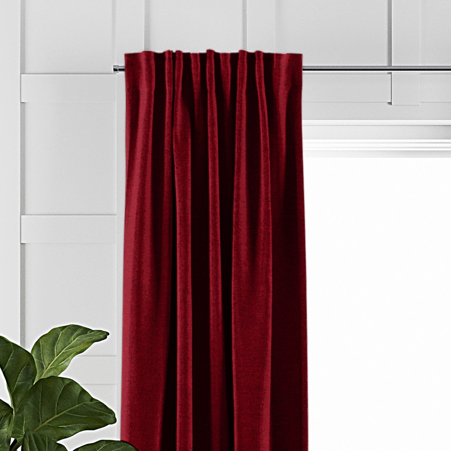 Juno Velvet Red Drapery