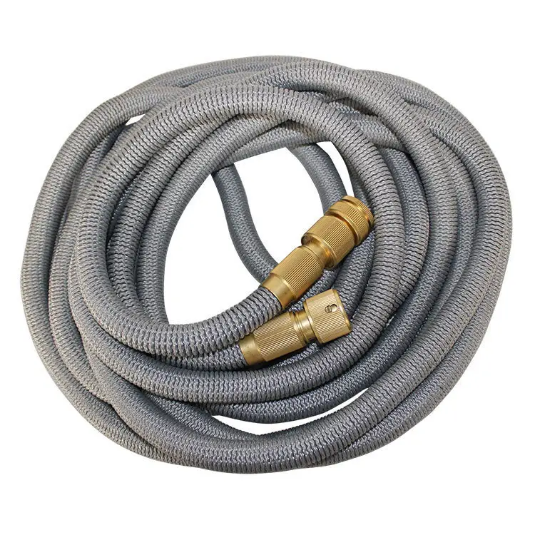 DD1382  High Pressure Car Washer Hose Gun 25   200 ft Flexible Natural Latex Garden Irrigation Hoses with Spray Nozzle