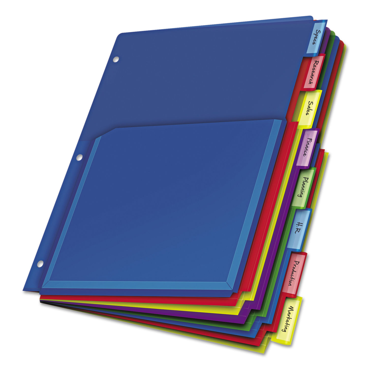 Expanding Pocket Index Dividers by Cardinalandreg; CRD84013