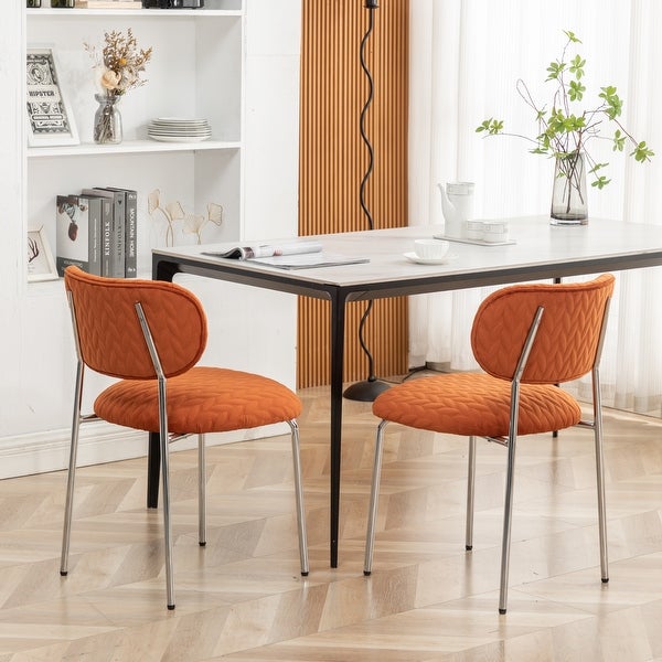 Velvet dining 2 Chair Set